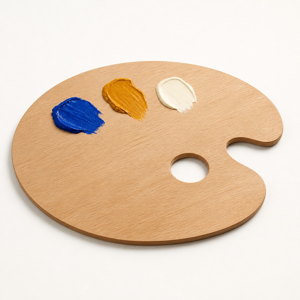 Walnut Mixing Palette
