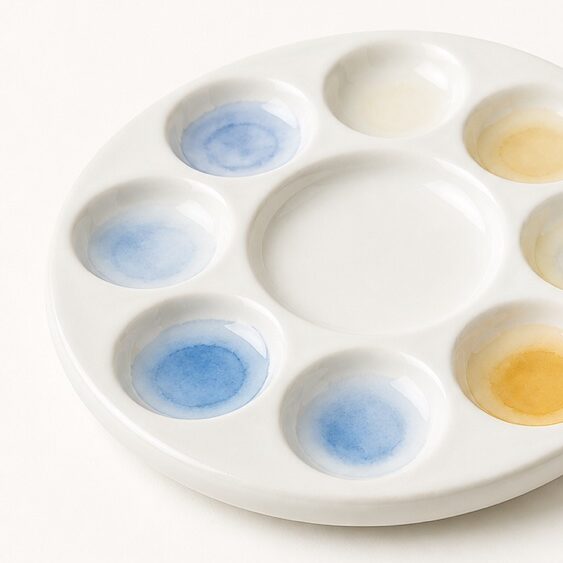 Ceramic Well Palette & Medium Duo - Image 3