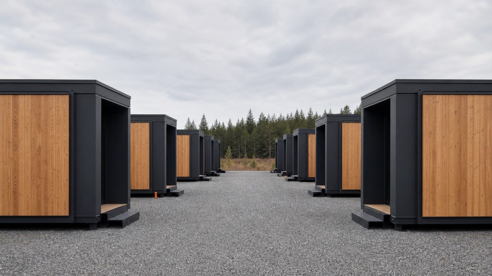 MS-C16 Camp Cabin volumetric module unit