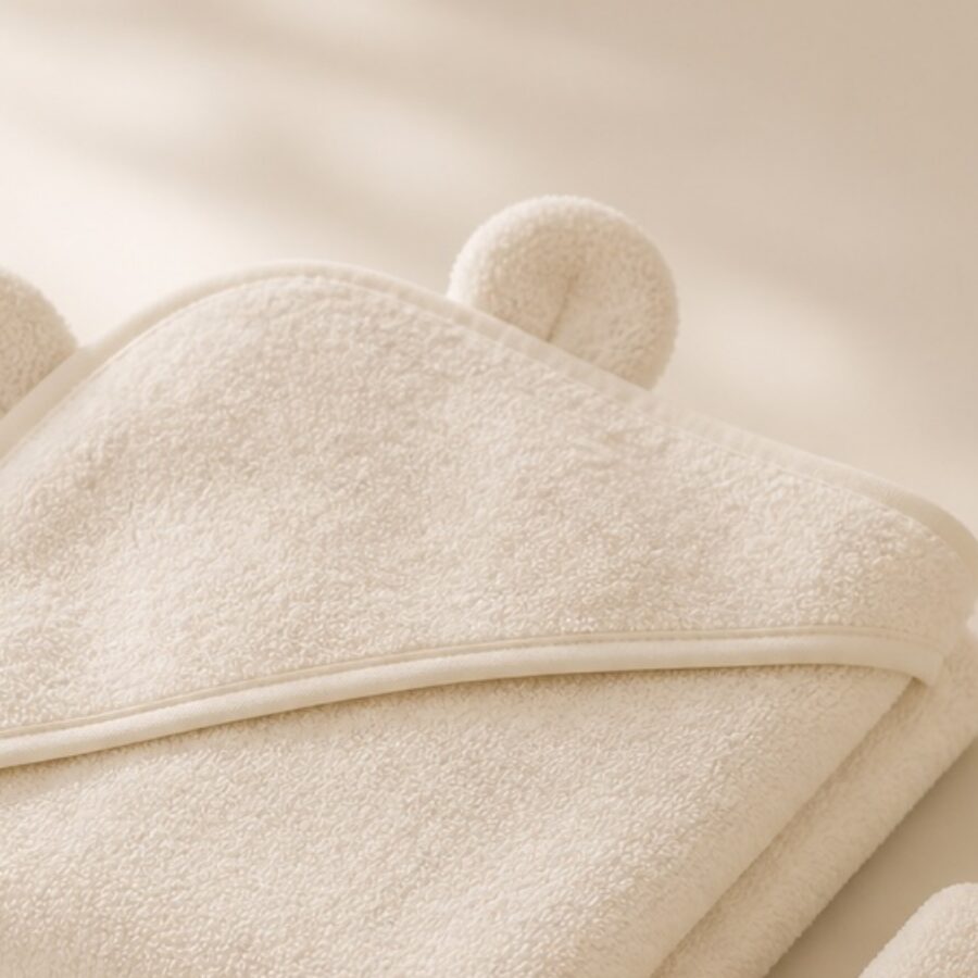 Hooded Towel & Washcloth Set - Image 2