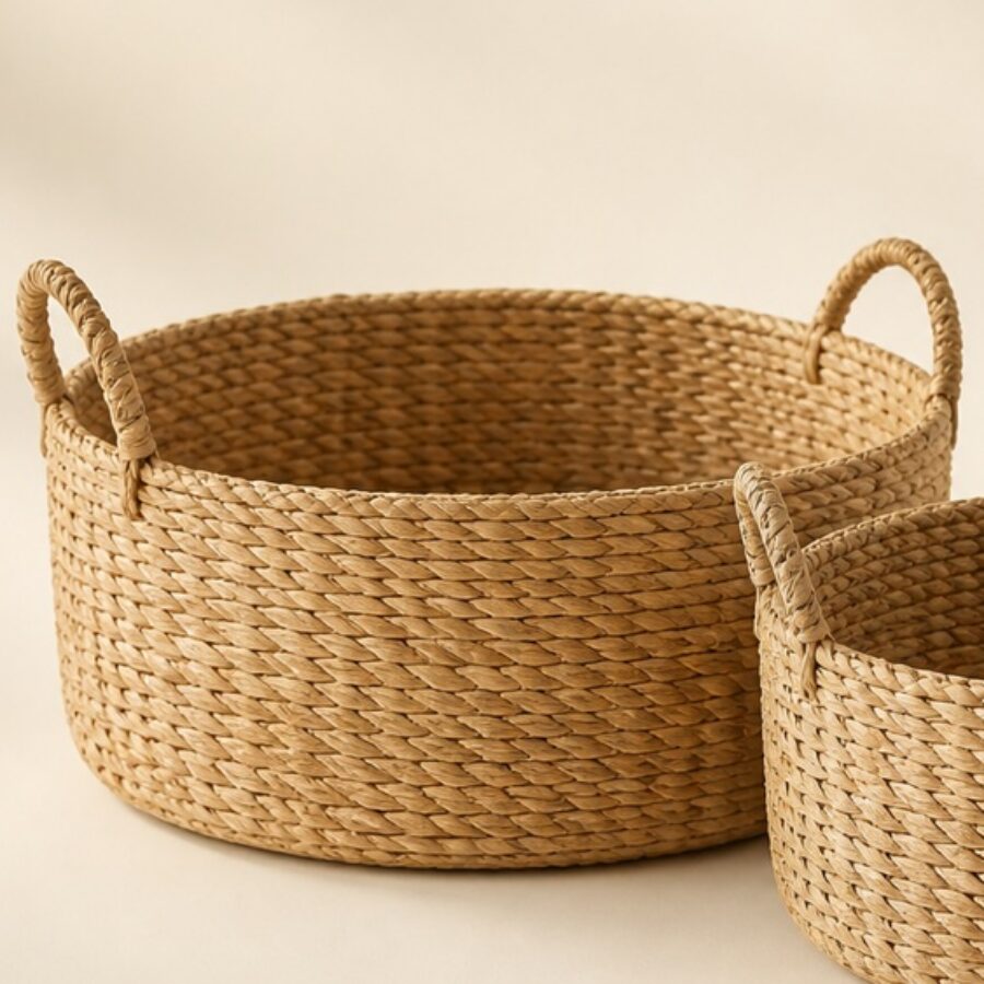 Woven Storage Basket Set - Image 3