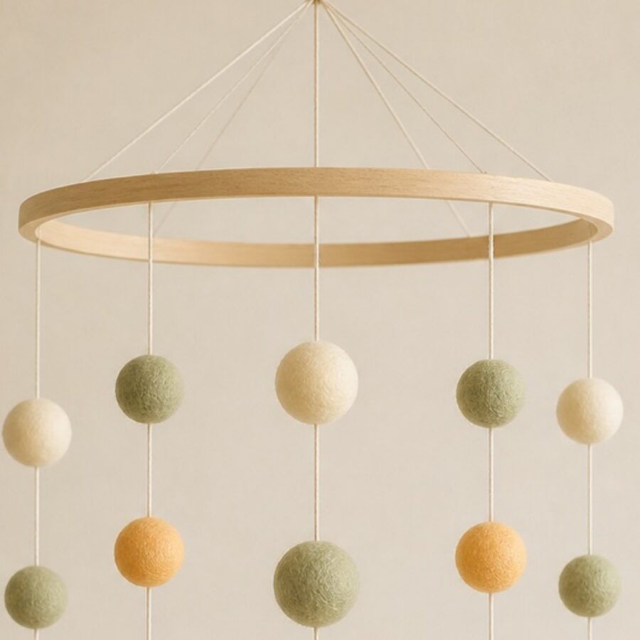 Felt Ball Mobile - Image 2