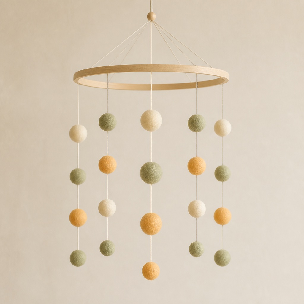 Felt Ball Mobile