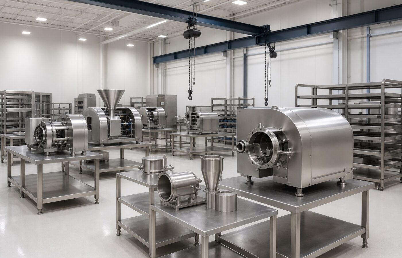 Stainless fabrication, machining and assembly share one shop floor