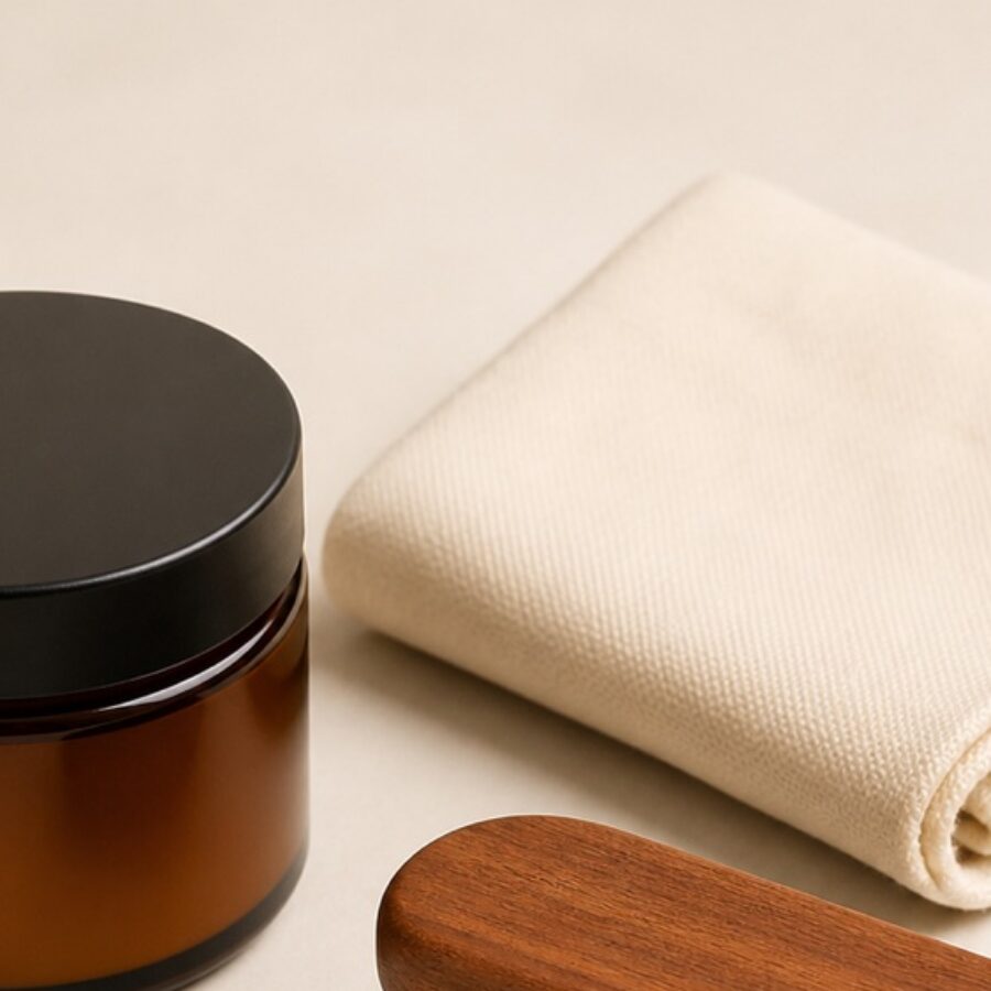 Leather Care Balm & Brush Kit - Detail A