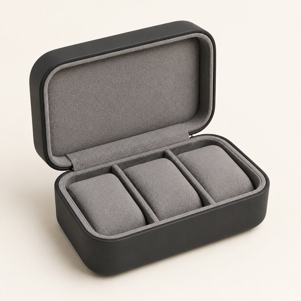Two-Watch Hard Travel Case
