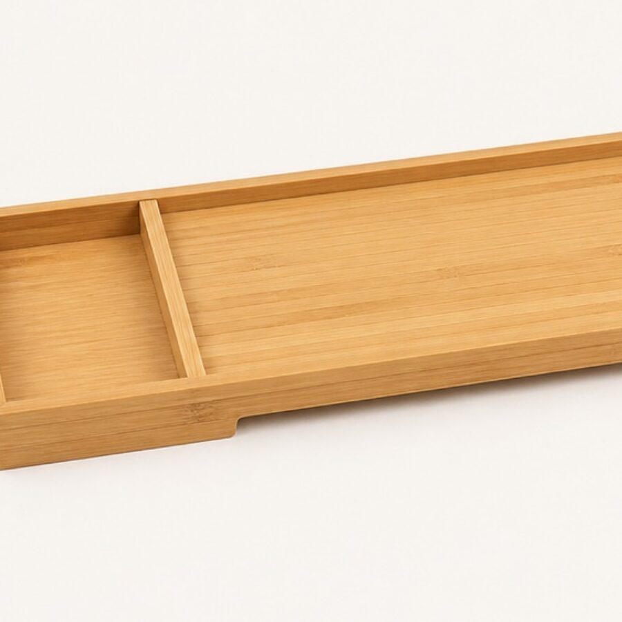 Bamboo Bath Caddy Tray - Image 3