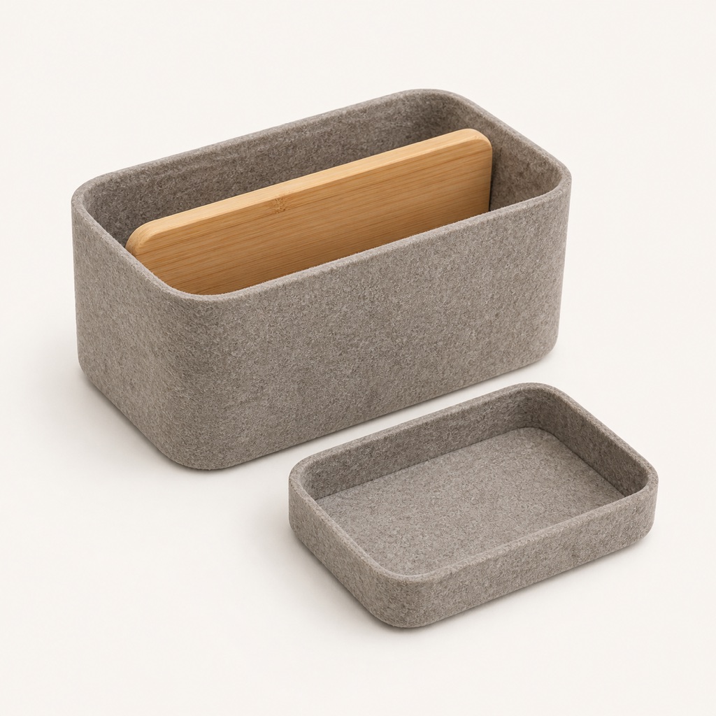 Felt Desk Caddy Duo