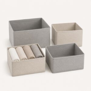 Fold-Flat Drawer Boxes (Set of 6)