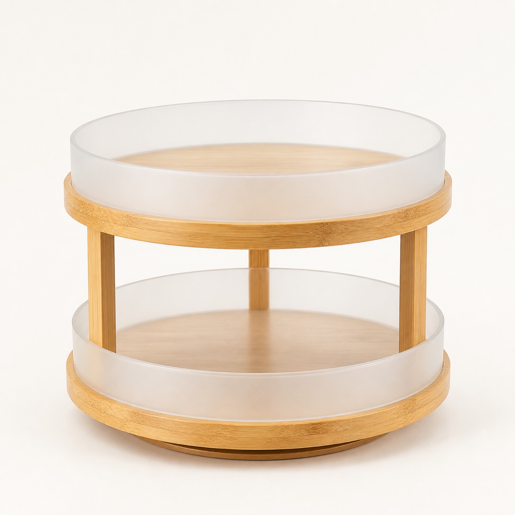 Two-Tier Pantry Turntable