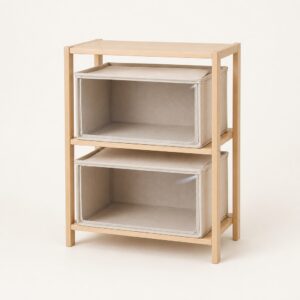 Stackable Shelf Bins (Set of 2)