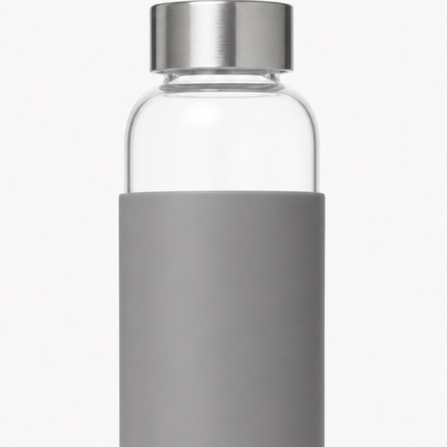 Clarity Glass Bottle with Sleeve - Image 2