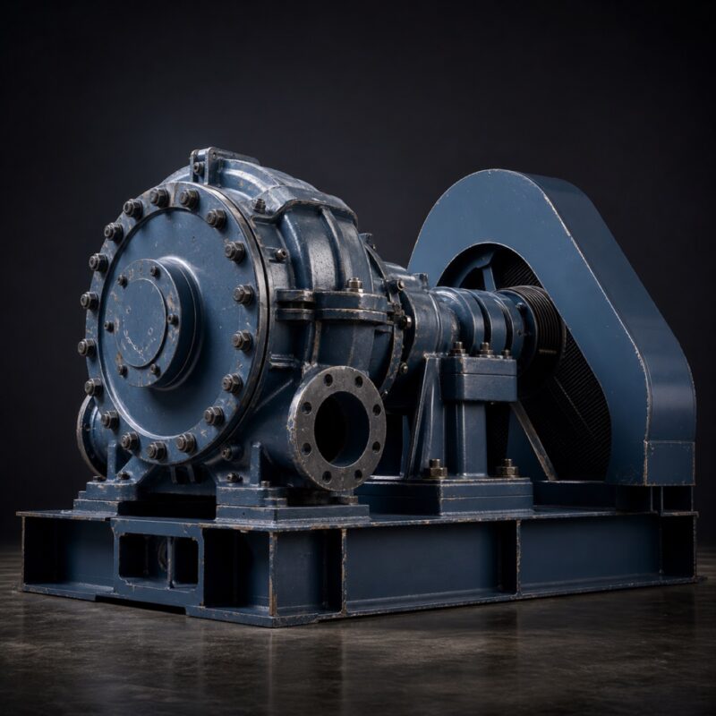 Heavy-duty horizontal slurry pump with bolted split casing