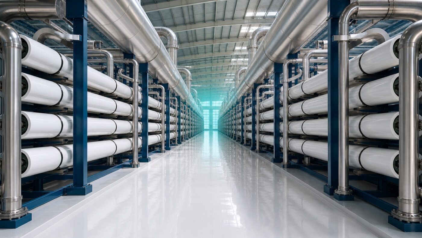 Clearflow RO-SW 2000 membrane treatment train