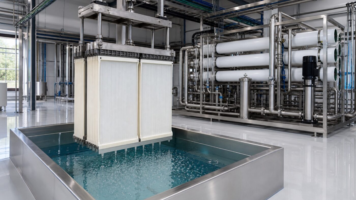 Clearflow MBR-RX 900 membrane treatment train