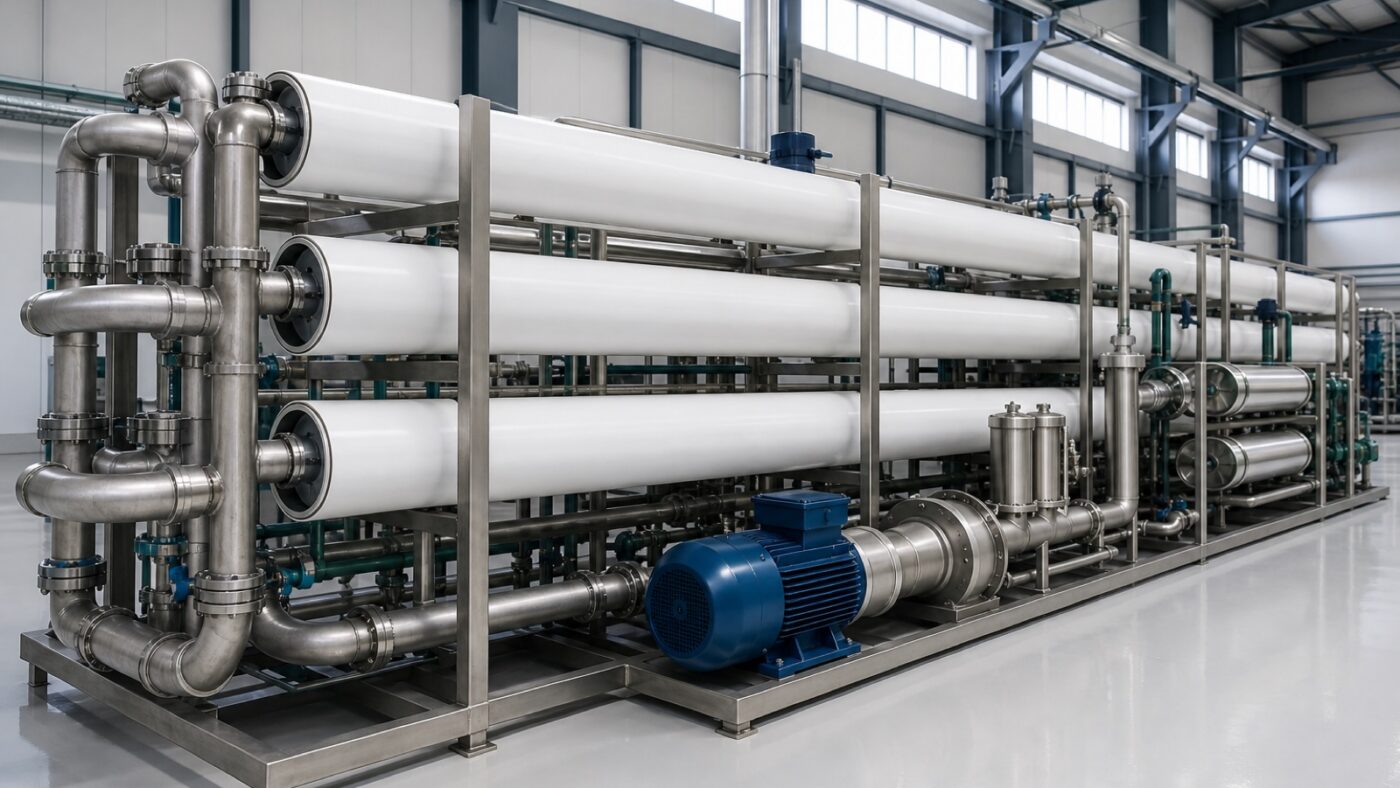 Clearflow RO-SW 450 membrane treatment train
