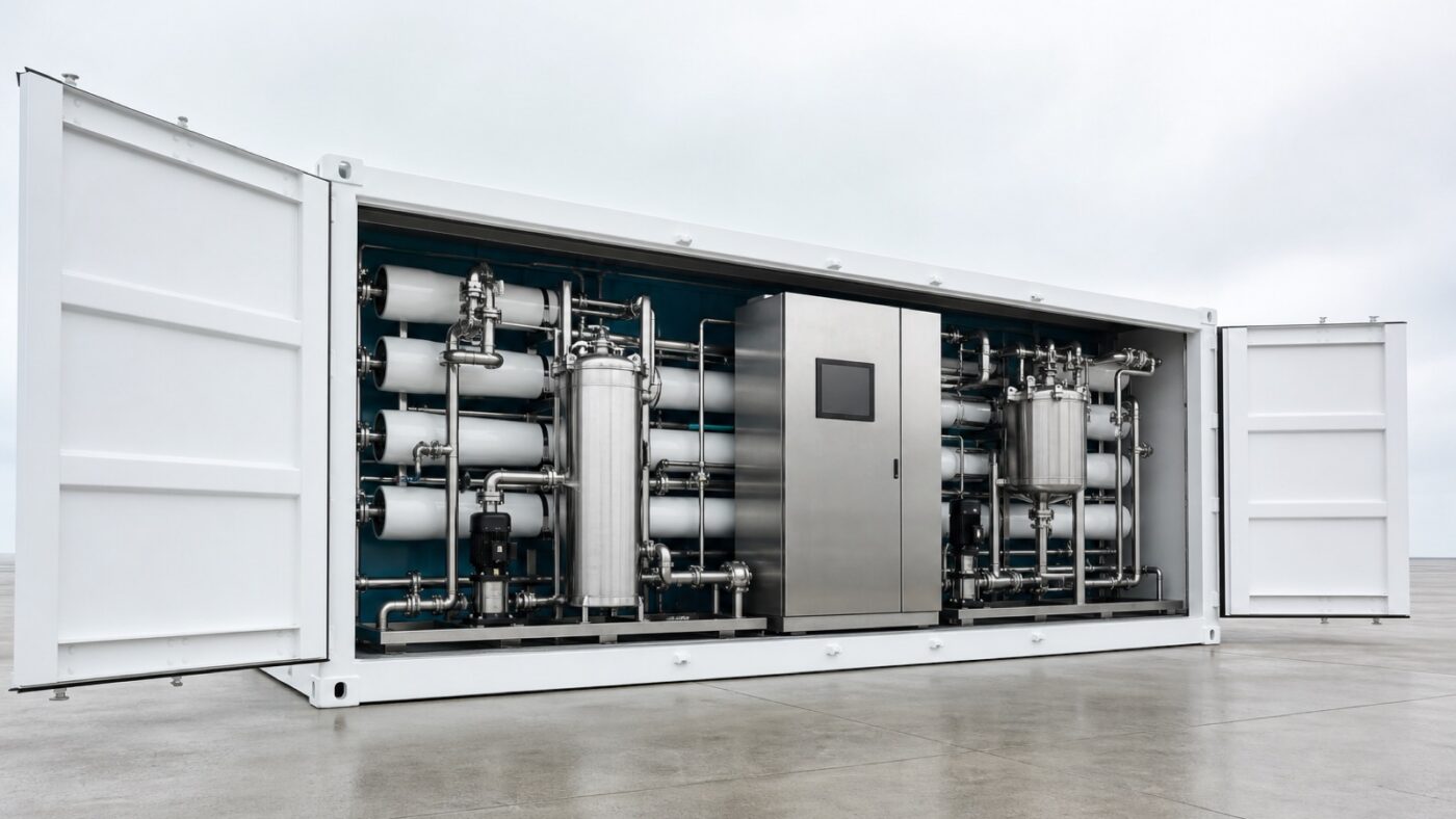 Clearflow SKID-MC 60 membrane treatment train