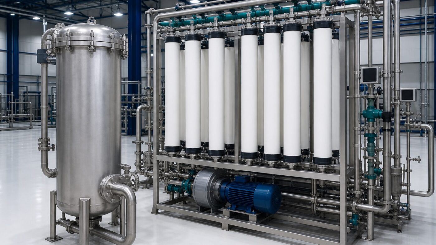 Clearflow UF-HC 150 membrane treatment train