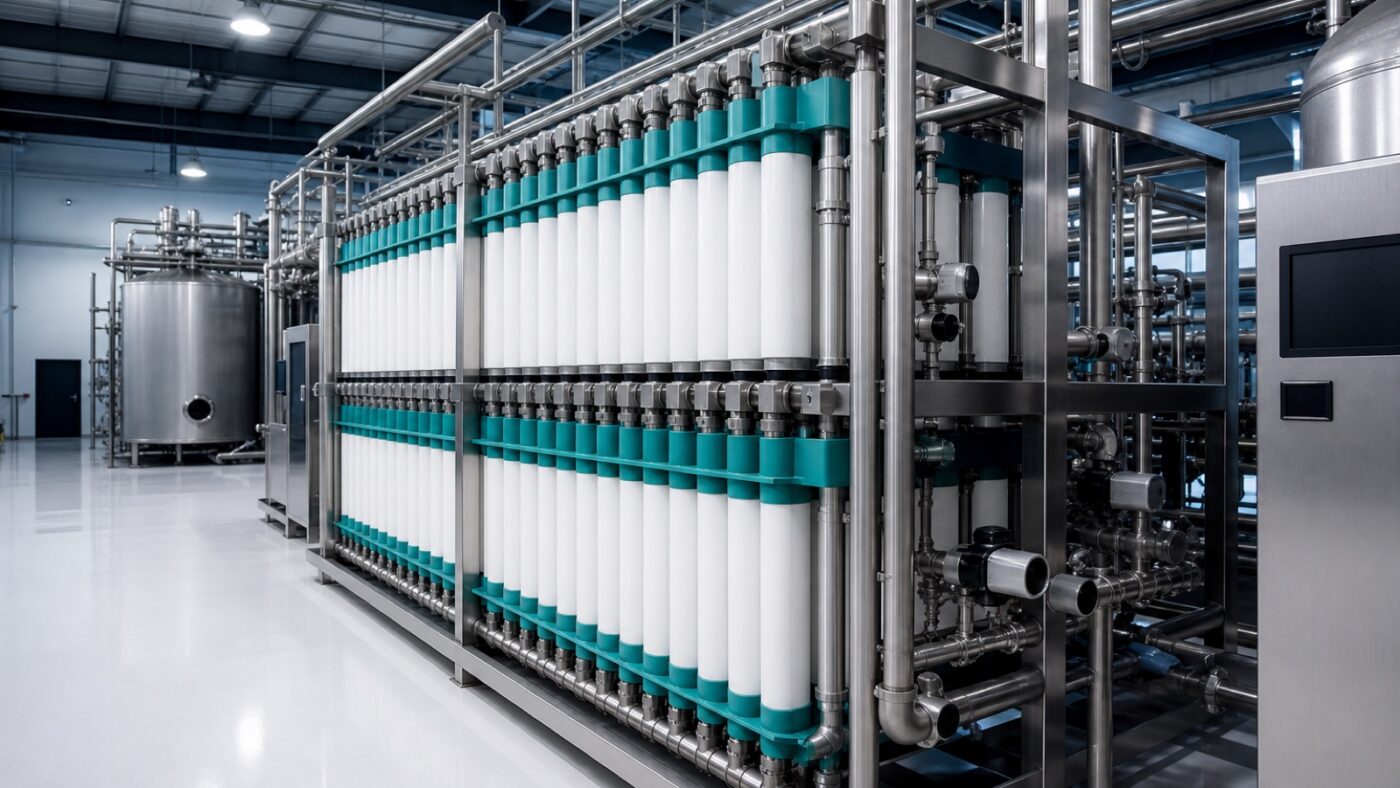Clearflow UF-PV 600 membrane treatment train