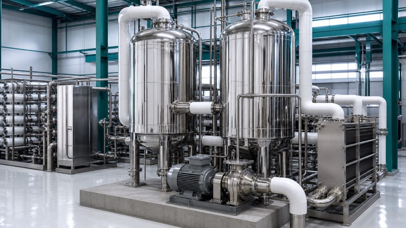 Clearflow ZLD-BC 250 membrane treatment train