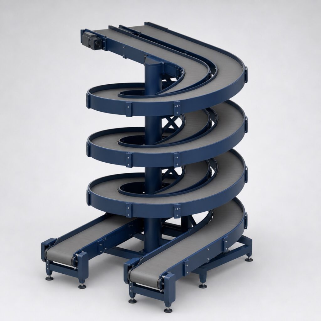 CVS-D Dual-Lane Spiral Conveyor