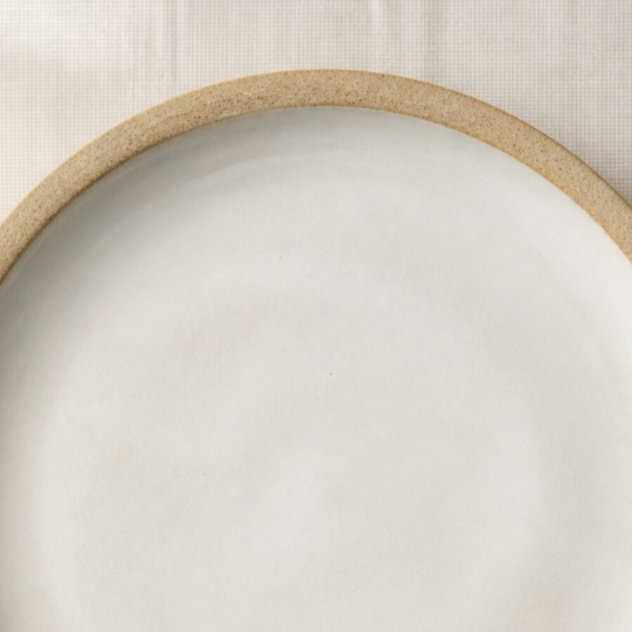 Kiln White Dinner Plate - Detail A