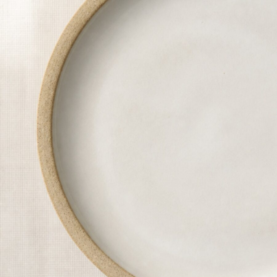 Kiln White Dinner Plate - Detail B