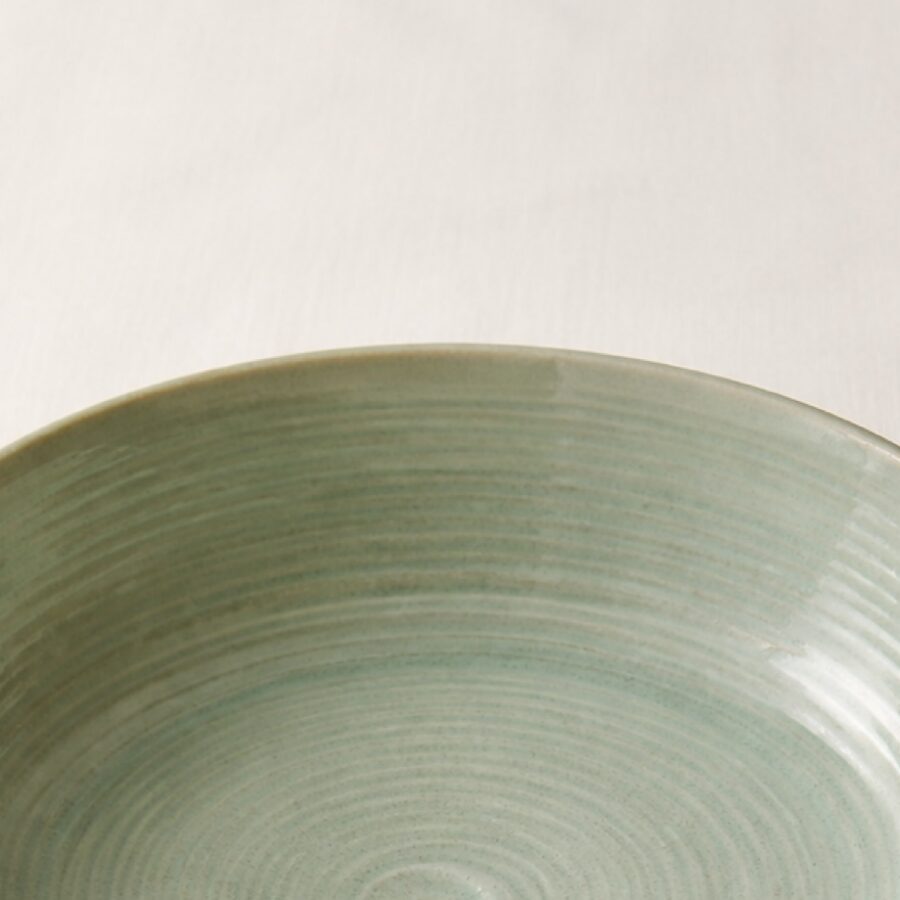 Tide Celadon Serving Bowl - Detail A