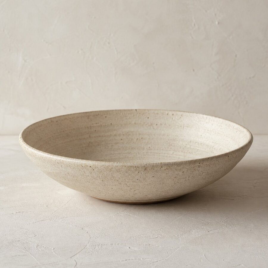 Wide Shallow Serving Bowl
