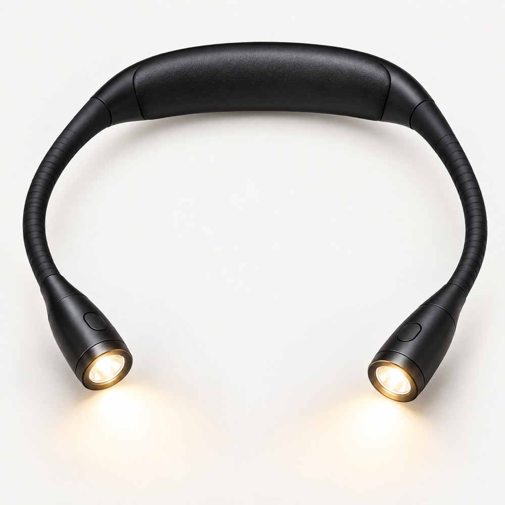Rechargeable Neck Reading Light - Hands Free | NECKLUME