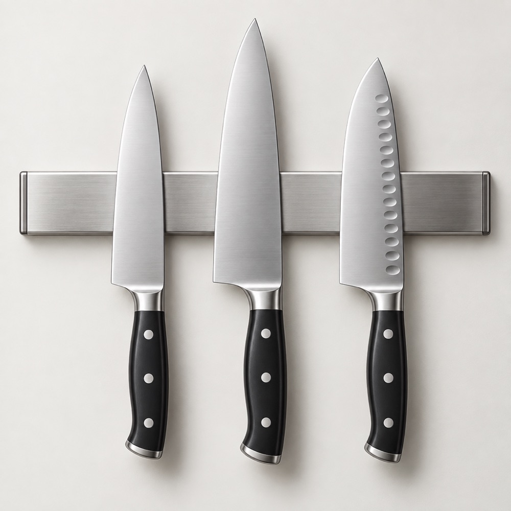 Magnetic Knife Strip - 40cm, Frees Up Your Worktop | MAGBAR