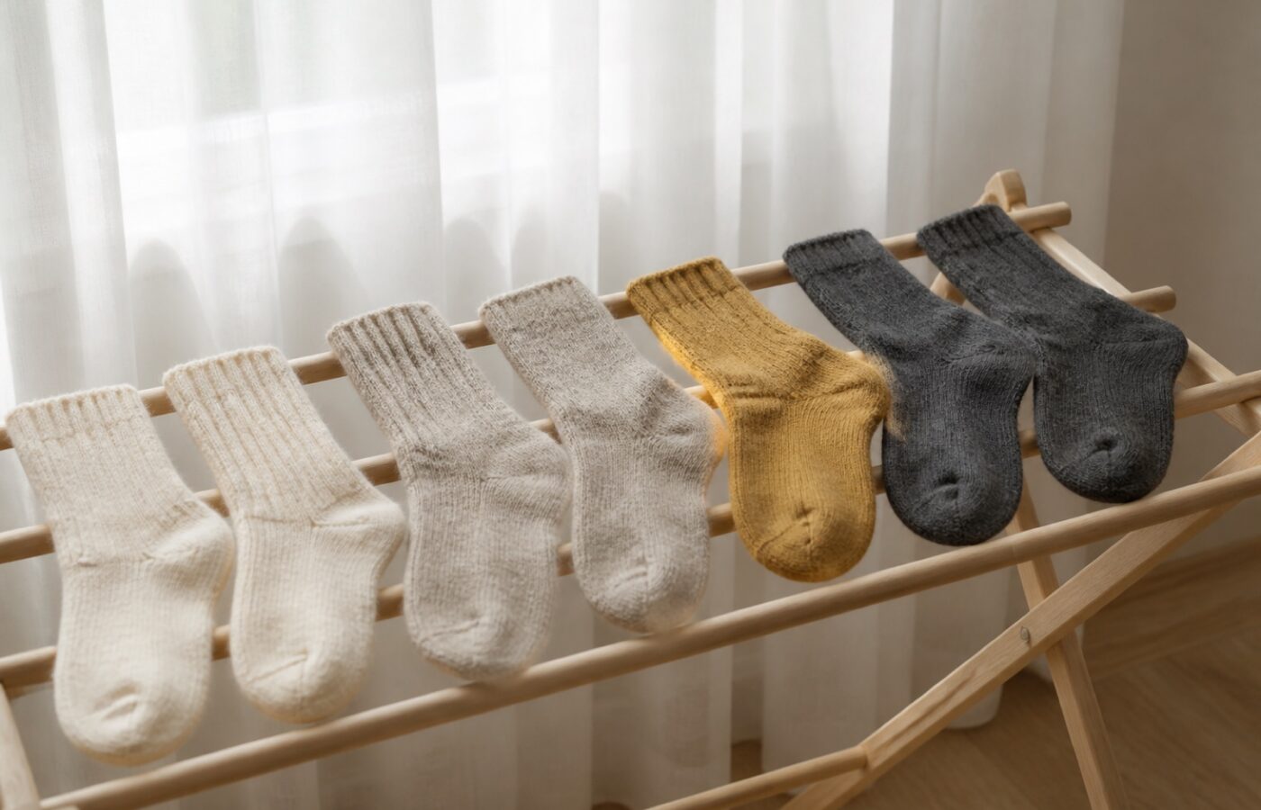 How to Wash and Dry Knit Socks