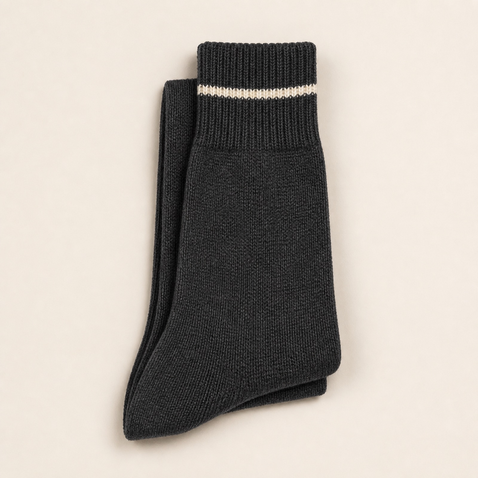 Charcoal Trace Crew Sock