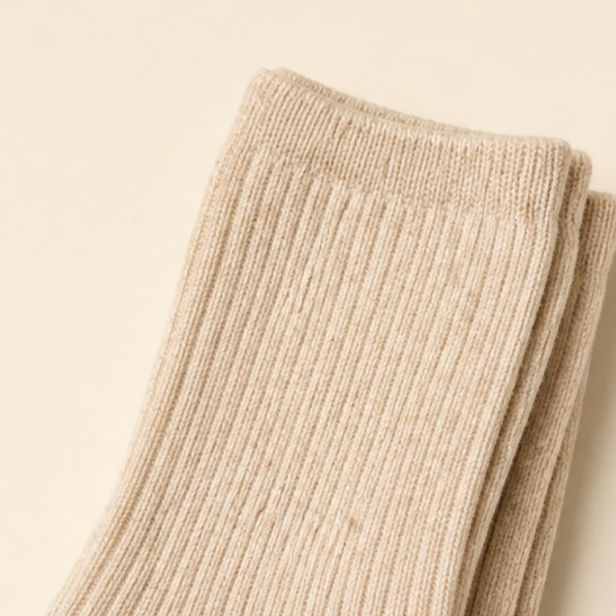 Oatmeal Rib Everyday Sock - Image 2