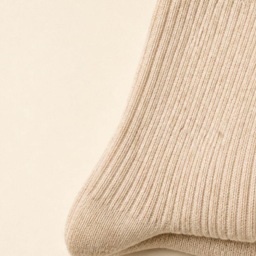 Oatmeal Rib Everyday Sock - Image 3
