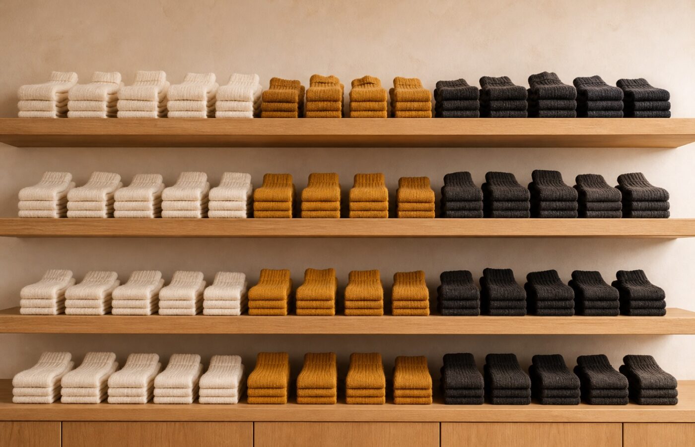 A wall of pairs, sorted by color
