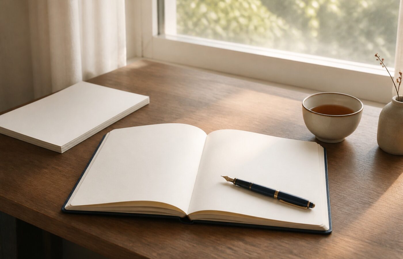 Every nib leaves this bench ground to 0.18 mm, and every notebook spine is hand-sewn through six signatures before it is trimmed square.
