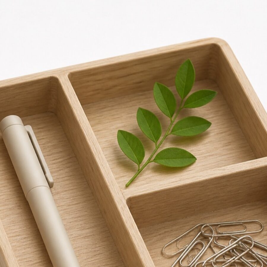 Oak Desk Tray - Detail A