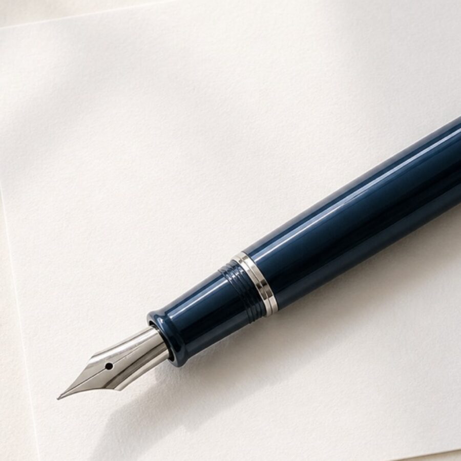 Graphite Fountain Pen - Detail B