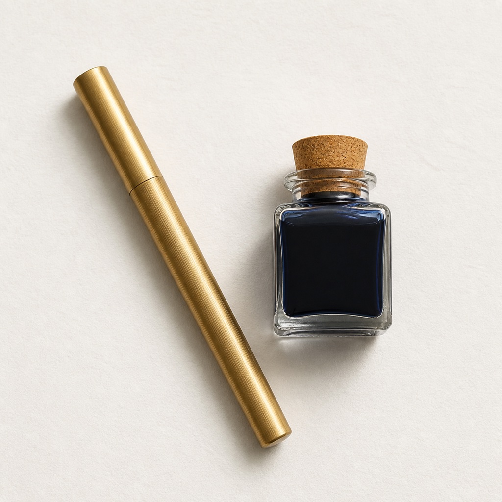 Brass Pocket Fountain Pen