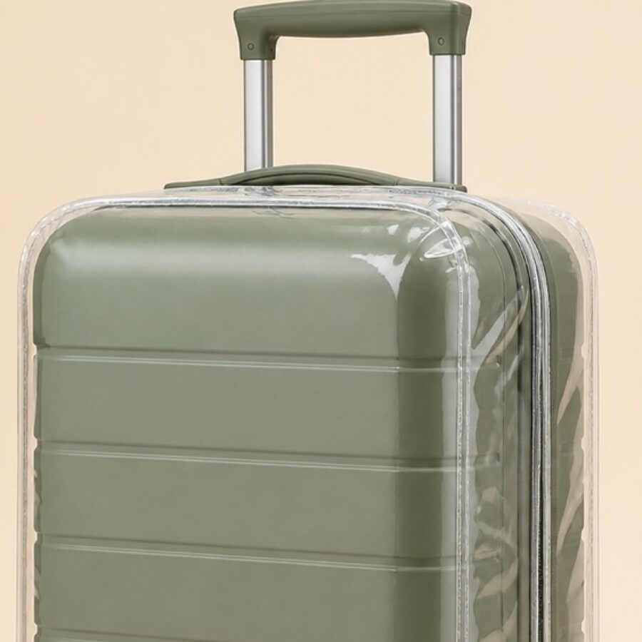 Clear Luggage Cover - Image 2