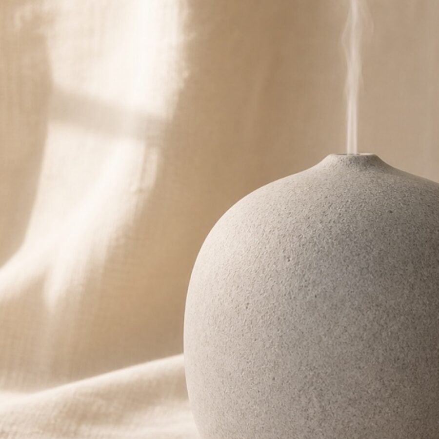Stoneware Ultrasonic Diffuser - detail view B