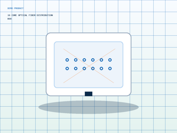16 Core Optical Fiber Distribution Box