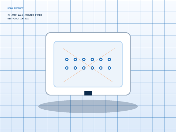 24 Core Wall-Mounted Fiber Distribution Box
