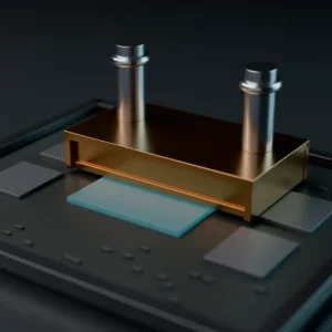 CP-1200 compact cold plate for a PCIe accelerator