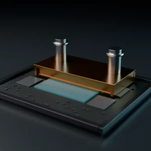 CP-4000 cold plate mounted on an accelerator package
