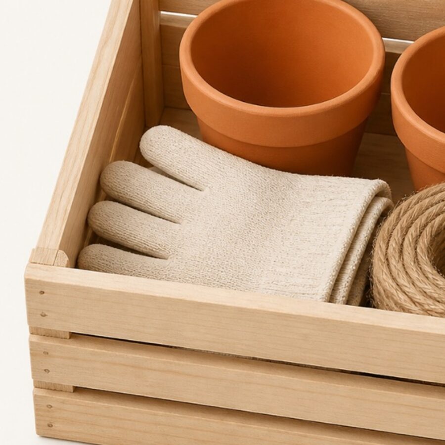 Potting Bench Gift Crate - detail B
