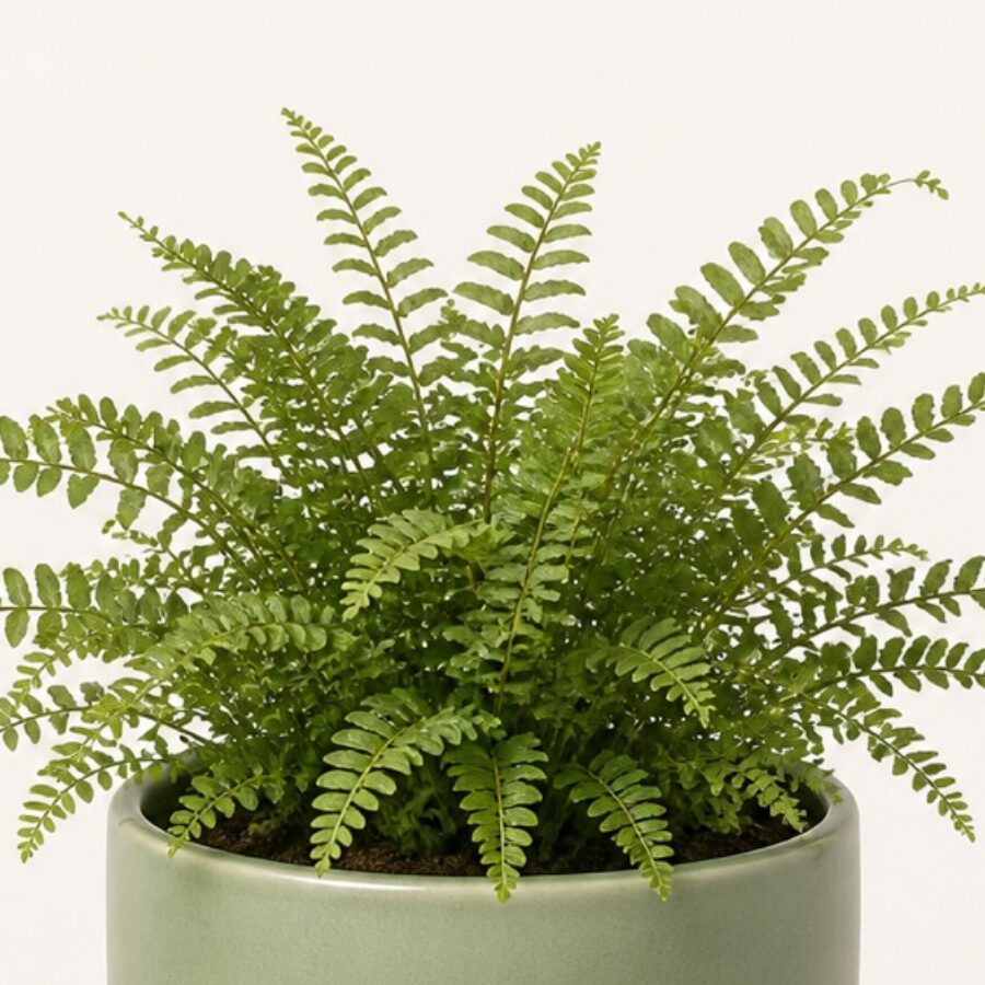 Sage Glazed Planter with Saucer - detail A
