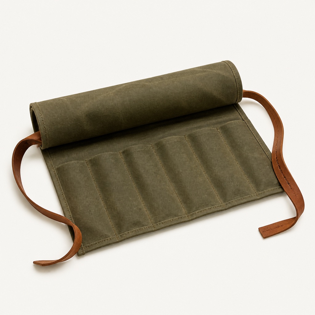 Waxed Canvas Tool Roll