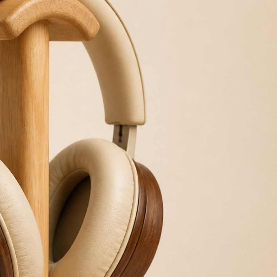 Walnut Monitor Headphones - Detail A